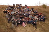 Z natáčení filmu A bude hůř - 2005, na kopci pod počeradskou elektárnou- jsem v 5 řadě shora první zprava
